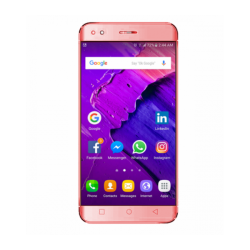 Crescent Wing 2, Smartphone with 4G, Android 6.0 (Marshmallow), 5. Inch HD Display, 1GB RAM, 8GB Storage, Dual Camera, Dual SIM - Red